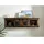 Massivmoebel24 Wandregal 130 x 25 x 35 cm Braun