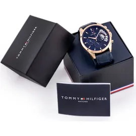 Tommy Hilfiger Baker 1710451 Herrenuhr - Gold/Dunkelblau