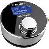 Albrecht DR54 Audio Adapter in schwarz, silber