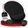 WORTEK Mauspad mit Gelkissen aus Memoryschaum – 23x26cm - Mousepad mit Handauflage Mouse Pad - Ergonomisches Mauspad mit Handauflage - Handballenauflage Maus Pad für schonende Haltung - Schwarz