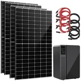 Solaranlage für die Steckdose: ON-Grid-Solarakku & 4x 440W Solarmodule