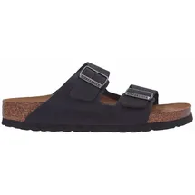 Birkenstock Arizona Weichbettung Naturleder geölt schmal schwarz 38