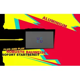 Hurricane 3518C3 4TB Aluminium Externe Festplatte, 3.5 Zoll, USB C HDD extern Backup Desktop Speicher mit Netzteil für PC, smart TV, Ps4, Xbox Lap...
