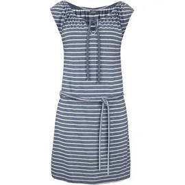 VENICE BEACH Jerseykleid Shirtkleid Blau/Weiß Gestreift 36