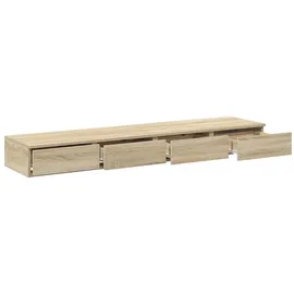 vidaXL Bettschubladen Sonoma-Eiche 160 x 36.5 x 16.5 cm Holzwerkstoff