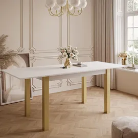 lookway Arton Gold 80 x 77 x 140 cm weiß