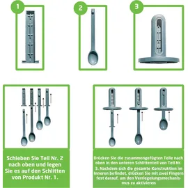 Jungengel Frischhaltedose transparent/weiß 350 ml 12-teiliges Set