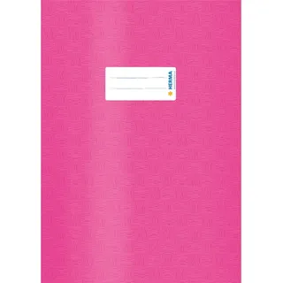 Herma Heftumschlag mit Baststruktur pink Kunststoff DIN A4