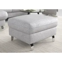 sit&more Stauraumhocker Grenoble 66 x 48 x 76 cm Silber