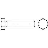 Industrial Quality Supplies DIN 961 Sechskantschraube, Gewinde bis Kopf,