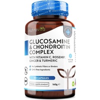 Glucosamin Chondroitin Komplex 180 Kapseln Vitamin C Kurkuma Ingwer 160 g