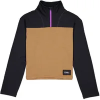 Mons Royale Offgrid Fleece Sweatshirt Schwarz/Beige S