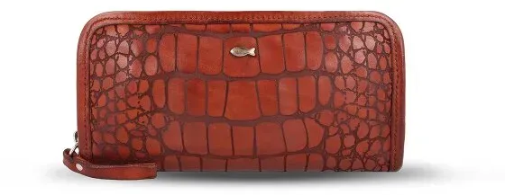 Campomaggi Geldbörse Leder 21 cm  braun