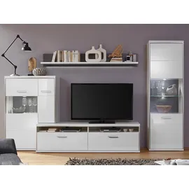 MCA Furniture Wohnwand 319 x 201 x 52 cm (B/H/T)