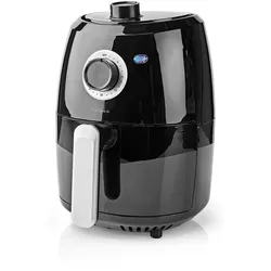 Nedis Heißluft Friteuse - 2.4 l - Timer: 30 min - Analog - Aluminium / Schwarz