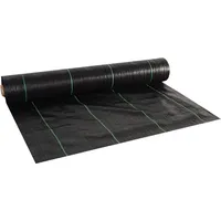 Aga24 Aga Unkrautvlies, Mulchfolie 70g/m2 - 1,6x50 m UV-beständig,