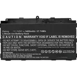 CoreParts Battery for Fujitsu Notebook, (3490 mAh), Notebook Akku