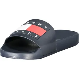 Tommy Hilfiger Pool Slide Essential Blau 40