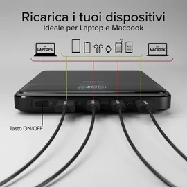 SBS TTBB20000PD100W, 20000 mAh, Adaptive Fast Charging, Schwarz