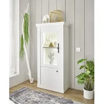 Home Affaire Vitrine Ravenna 72 x 37 x 146 cm Weiß