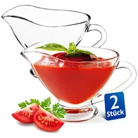 Konzept Sauciere aus Glas, 2 er Set, 160 ml,