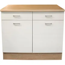 BASIC by Balculina Unterschrank Andy 100 x 60 x 90 cm Weiß