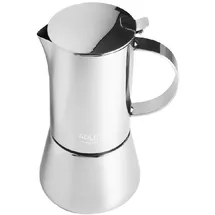 Adler Espressomaschine 4 Tassen Silber
