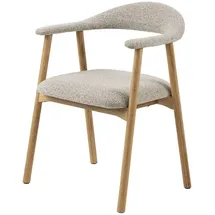 Möbel Kraft Addi Esszimmerstuhl Mit Armlehnen Bouclé Beige