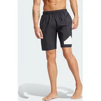 Adidas Logo CLX Badeshorts Black / White XS