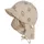 Maximo GOTS Baby-Schildmütze, Band Musselinstoff, Nackenschutz, Futter, UV Musselin - 45