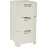 Curver STYLE Schubladenturm, creme, 37,8 x 32,8 x 60 cm