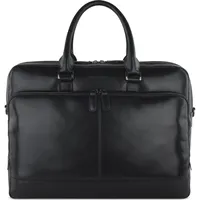 Bugatti Romano Aktentasche Leder 40 cm Laptopfach schwarz