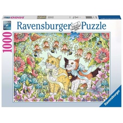 Ravensburger Puzzle 16731 Kätzchenfreundschaft 1000 Teile Puzzle, Puzzleteile bunt