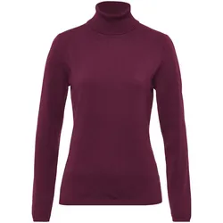 Rollkragen-Pullover aus Schurwolle und Kaschmir include rot, 36