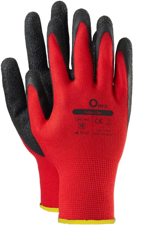 Latex-Arbeitshandschuhe LateRed ONYX 10/XL