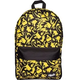 Difuzed Pokémon Pikachu Rucksack Gelb und Schwarz - Schwarz
