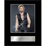 Jon Bon Jovi Signiert Foto Display