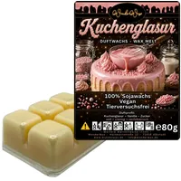 WonderWax Duftwachs WonderWax® Duftwachs 6 Würfel, (Kuchenglasur), Duftrichtung: Kuchenglasur