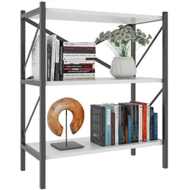VCM Insasi Bücherregal 66 x 34 x 85 cm Weiß