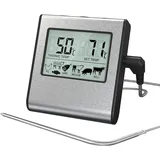 Digitales Fleischthermometer Mit Großem Lcd-display Für Smoker, Backofen, Grillgerichte, Bbq Und Grillgeräte – Thermometer Mit Timer Und Sonde