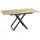 WFL GROUP Axen Braun Eiche 120-160 x 80 x 38-75 cm