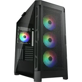 Cougar CGR-5AD1B-RGB (ATX, SSI CEB, mATX, Mini-ITX), PC Gehäuse, Schwarz