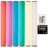 Bonetti LED Lichtsäule mit 8 Lichtfarben und praktischer Fernbedienung | dimmbar | Farbwechsel-Modus | moderne Stehleuch4te (OHNE Funkeleffekt)