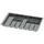 Sossai Besteckeinsatz 73 x 49 cm 12-tlg. schwarz