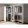 Dmora Eckschrank Quadro 228 x 187 x 79,4 cm Weiß