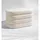Blumtal Sitzhocker mit Stauraum Bouclé 42 x 42,5 x 76 cm Beige