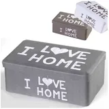 Mehrzweck-Dose 18X11X7Cm I Love Home Farblich Sortiert 710483 - Schwarz