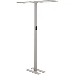 Stehlampe LED silber 2-flammig 196 cm rechteckig SCULPTOR