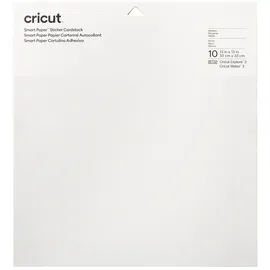 Cricut Smart PaperTM Selbstklebender Farbkarton 33 x 33 cm Weiß