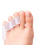 4 x Silikon Zehenspreizer Kleiner Zeh Zehenkorrektur Ballenschutz Hallux Valgus